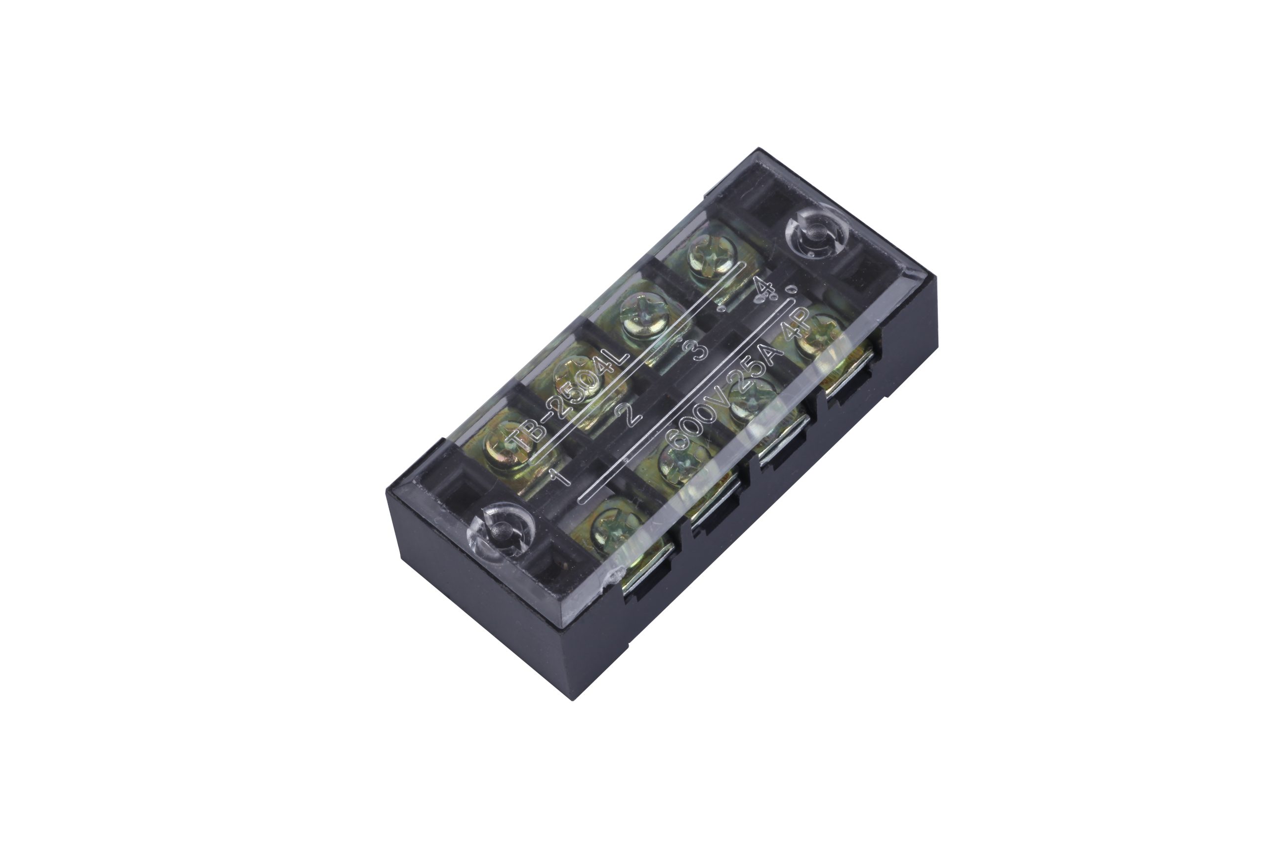 Normal Terminal Block 25A 600V TB-2504 4p fixed terminal block