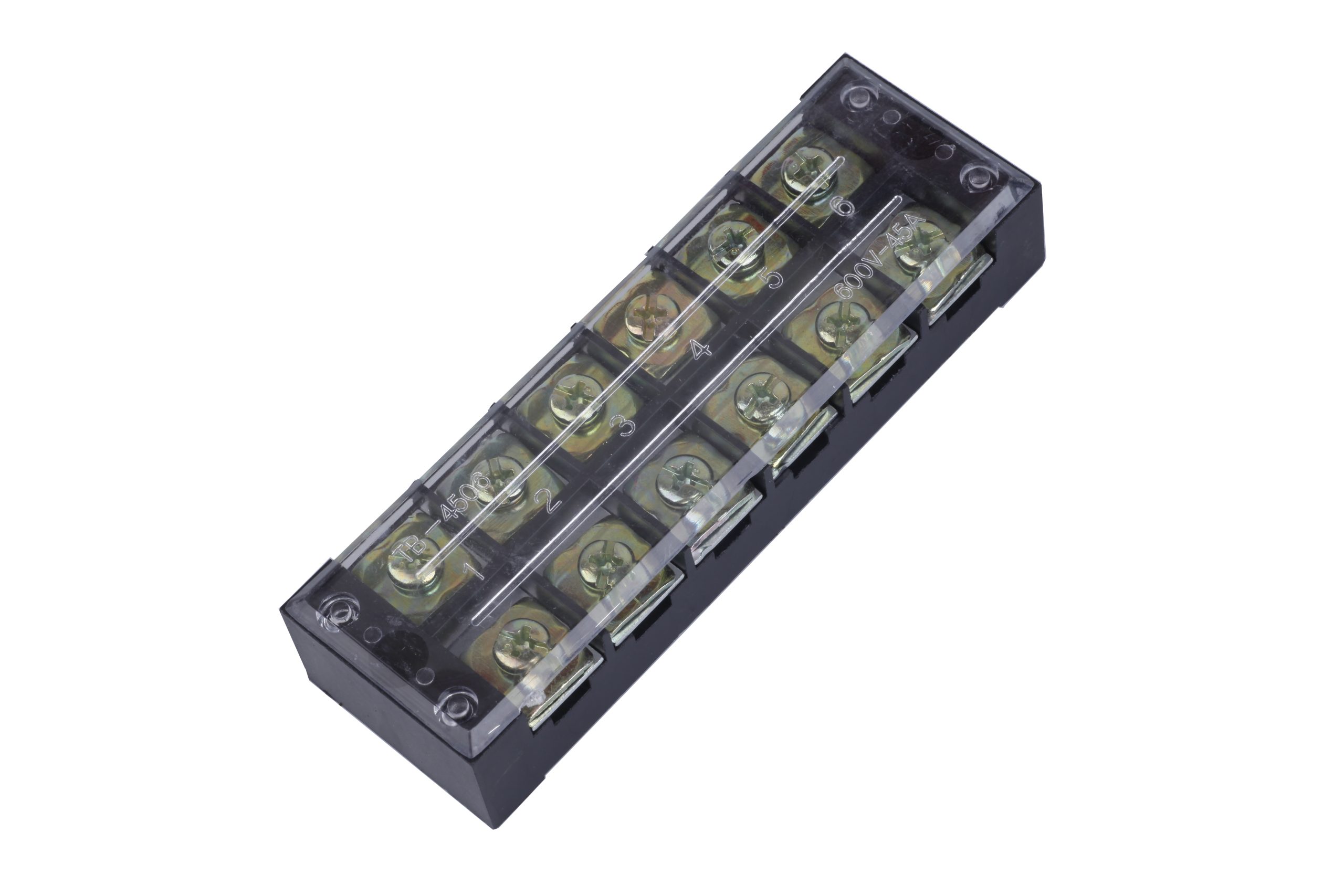 Normal Terminal Block 45A 600V TB-4506 6p fixed terminal block