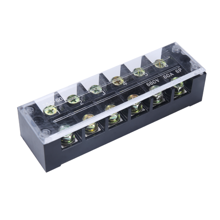 Normal Terminal Block 60A 600V TBC-6006 6p fixed terminal block